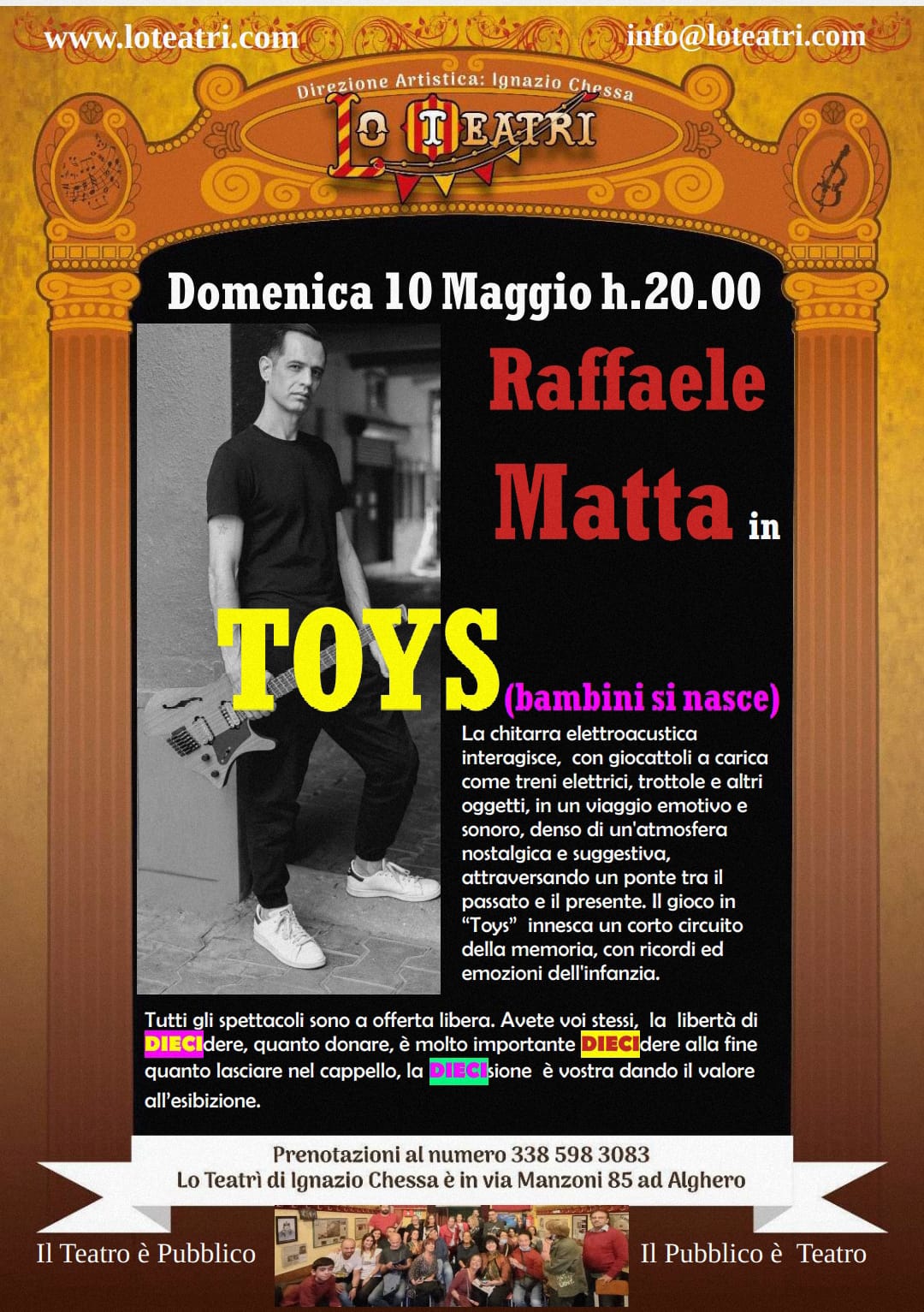 Raffaele Matta in TOYS (bambini si nasce)
