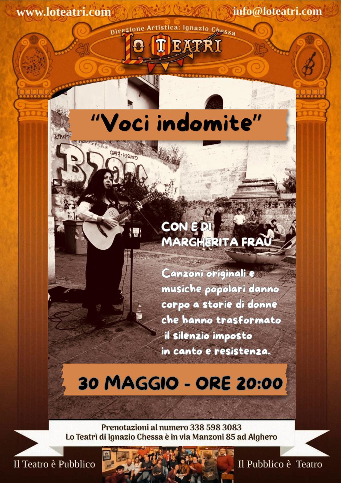Voci indomite. locandina